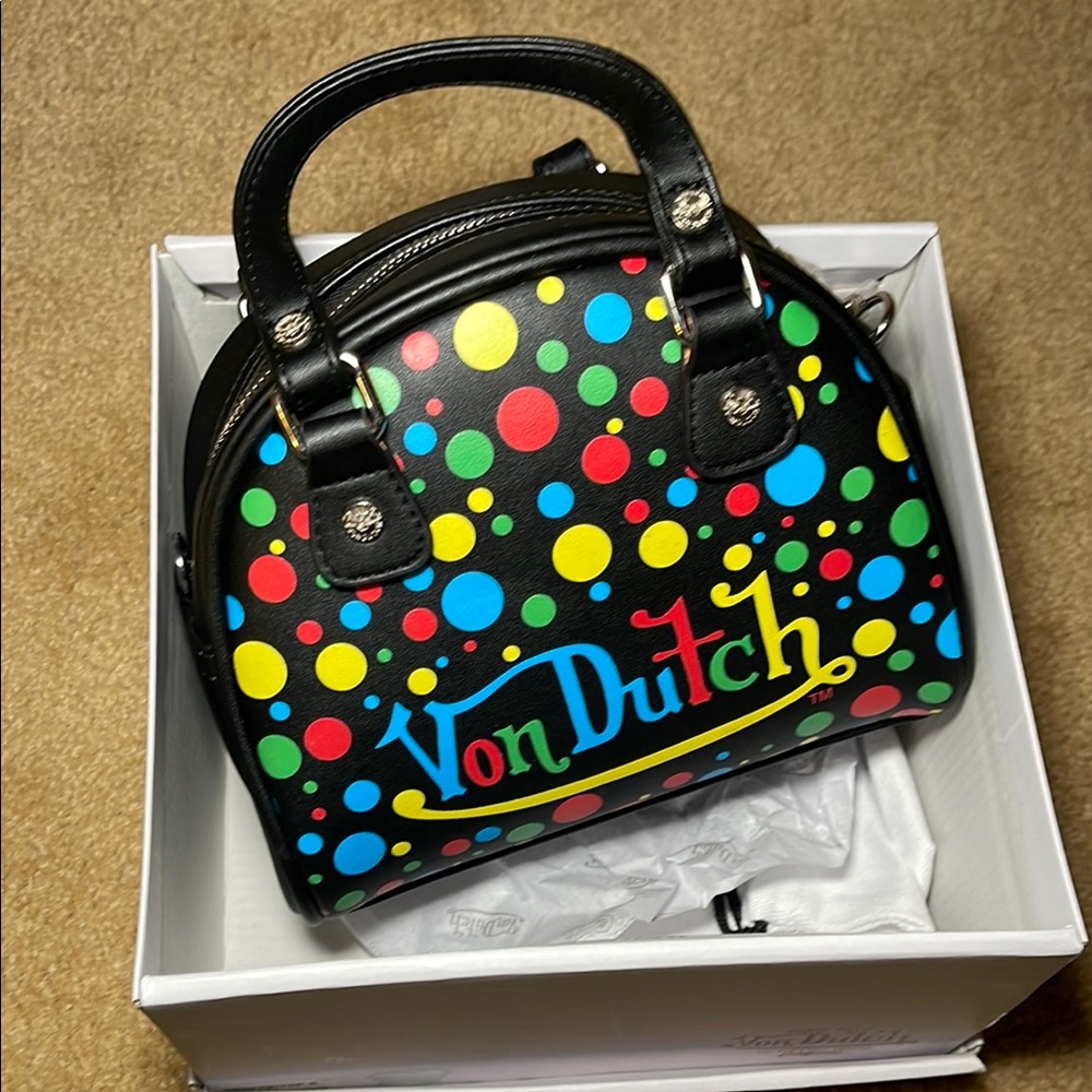 Von Dutch Colorful Polka Dot Women's Bag